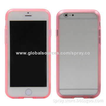 Flexible Soft Gel Bumper Cases for iPhone 6, Lightweight, Made of High-quality TPUNew
